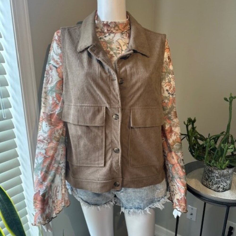 Ladies Corduroy Vest